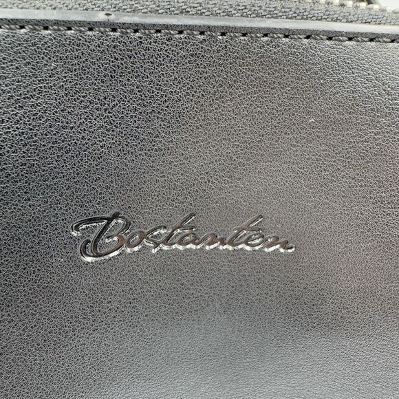 BOSTANTEN Black Genuine Leather Backpack Purse - Picture 3 of 9